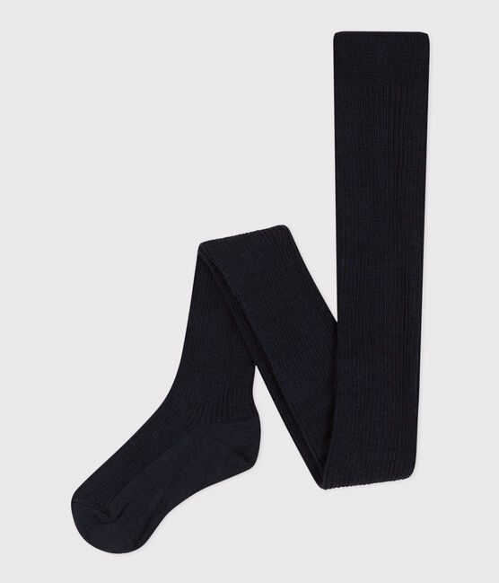 Girls' Wool Tights SMOKING blue
