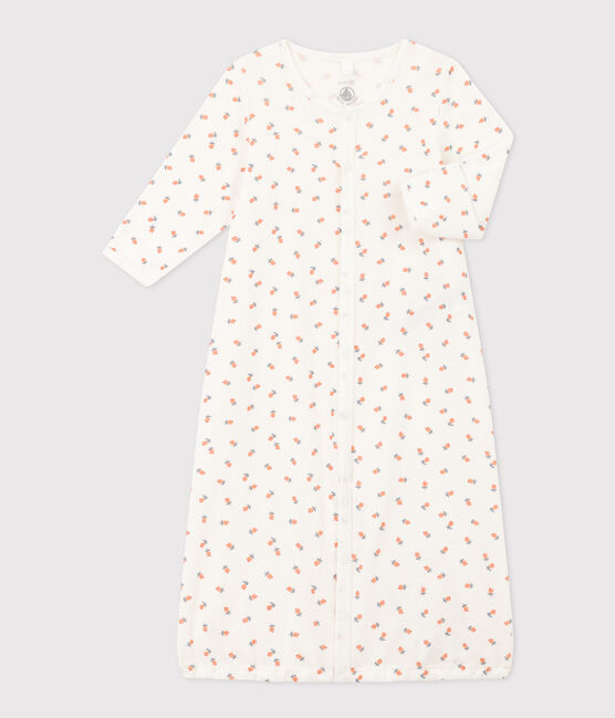 Cotton Jumpsuit/Sleeping Bag MARSHMALLOW white/MULTICO white