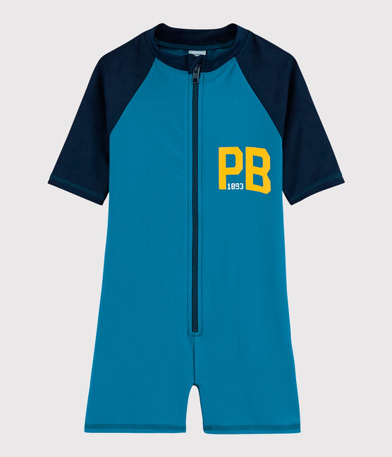 Boys UV-Proof Recycled Jumpsuit MYKONOS blue