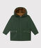 Children's unisex parka AVORIAZ green