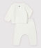 Babies' White Organic Cotton Knit Clothing - 2-Pack MARSHMALLOW white
