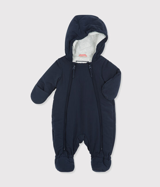 Babies' Unisex Microfibre Snowsuit ABYSSE blue