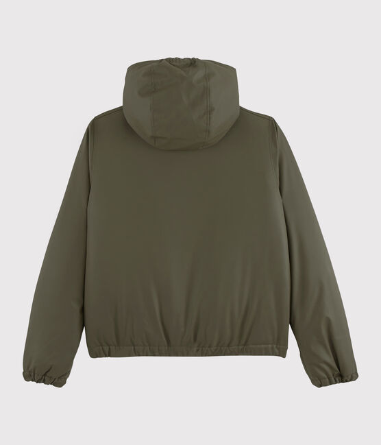 Women's/Men's recycled padded rain jacket LITOP brown