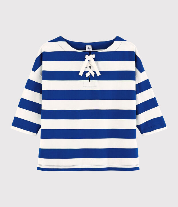 Women's Breton Top blue/white