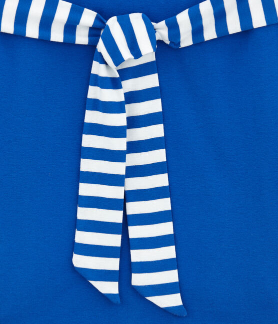 Women's short sleeve dress PERSE blue