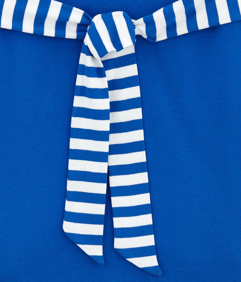 Women's short sleeve dress blue