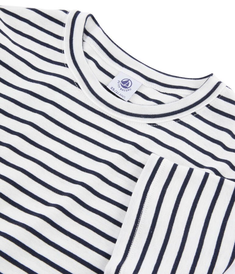 Women's Iconic T-Shirt MARSHMALLOW white/SMOKING blue