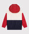 Children's windbreaker with a retractable hood AVALANCHE white/MULTICO