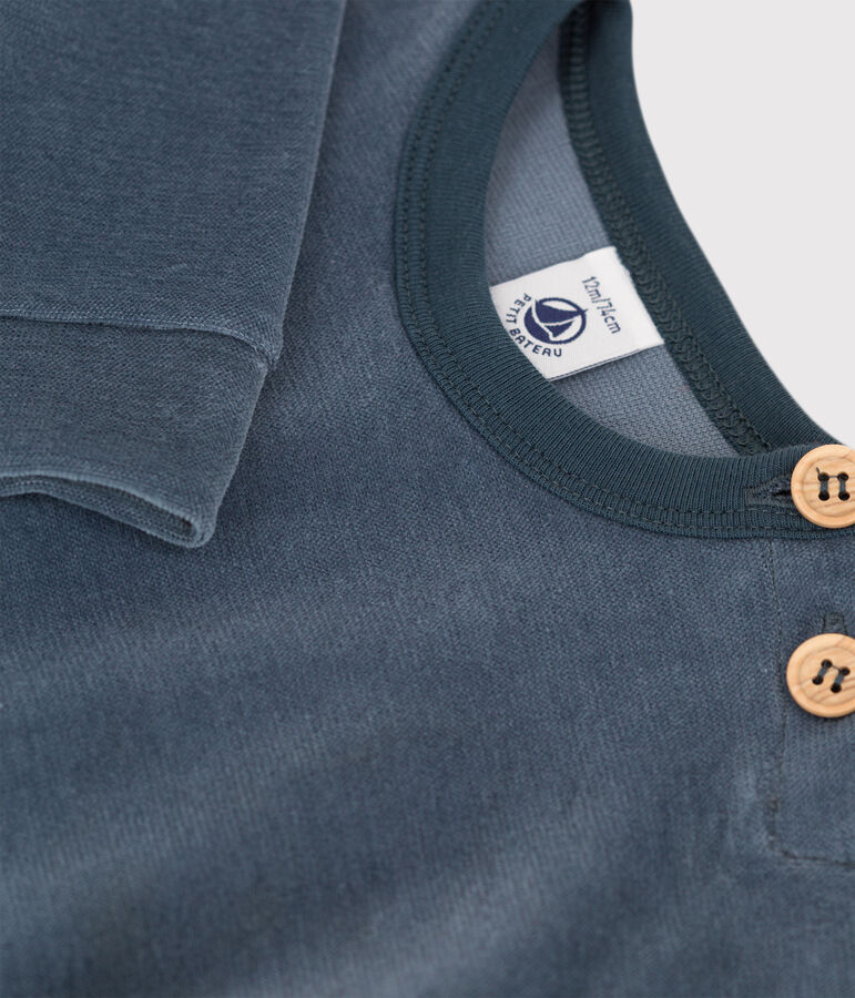 Babies' Velour Sweatshirt grey