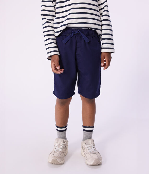 Children's Bermuda shorts in plain cotton SOIR