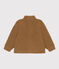Children's unisex jacket in recycled sherpa BRINDILLE brown