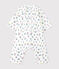 Baby girls' printed tube knit all-in-one LAIT white/MULTICO white