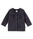 Baby girl's shiny cotton sweatshirt cardigan