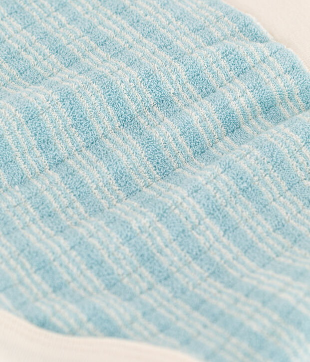 Babies' Stripy Terry Shorts green/ecru