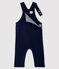 Baby Boys' Long Fleece Dungarees SMOKING blue