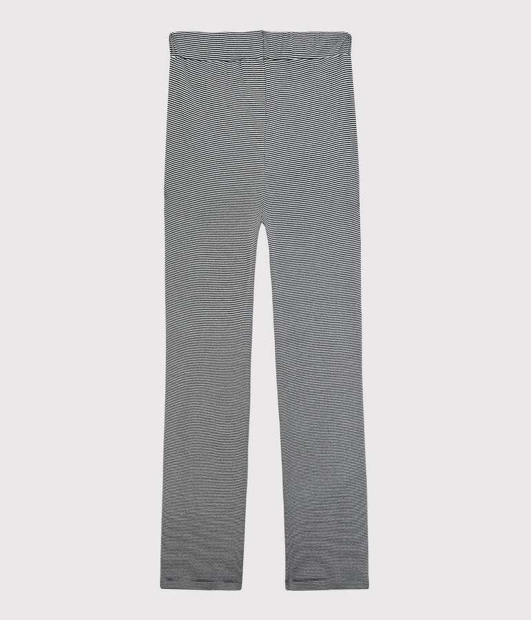 Women's Organic Cotton Trousers SMOKING blue/MARSHMALLOW white