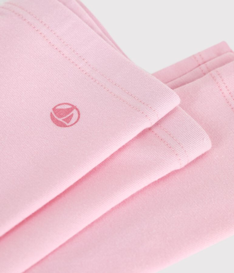 Children's plain cotton leggings MARQUISE pink