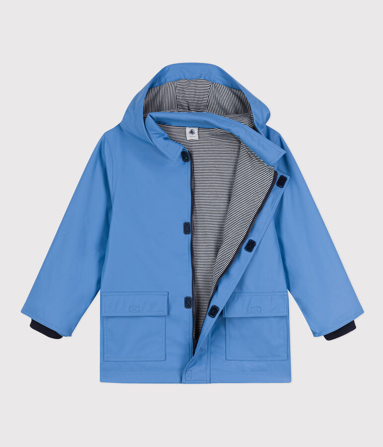 CHILDREN'S UNISEX ICONIC RECYCLED RAINCOAT blue