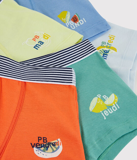 Boys' Fruit Pattern Boxer Shorts - 5-Pack variante 1