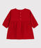 Babies' Long-Sleeved Cotton Gauze Dress STOP