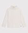 Children's plain cotton rollneck top MONTELIMAR CHINE