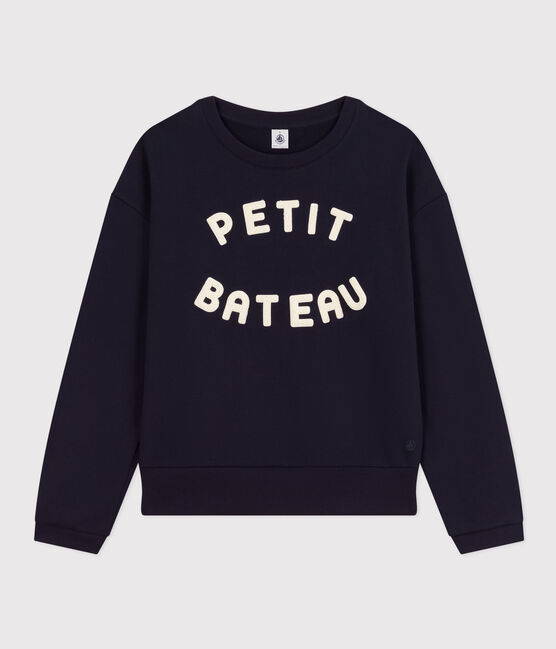 Women's Fleece Sweatshirt SMOKING blue