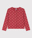 Girls' Patterned Cotton Cardigan
