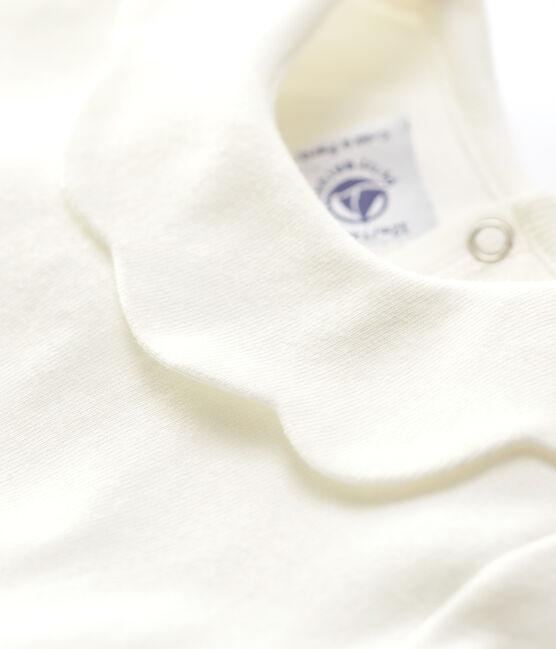 Babies' Cotton Blouse MARSHMALLOW white