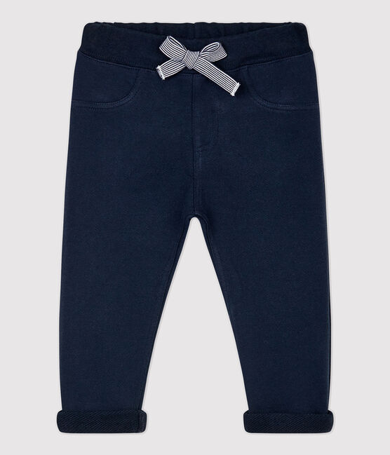 Babies' Fleece Trousers SMOKING blue