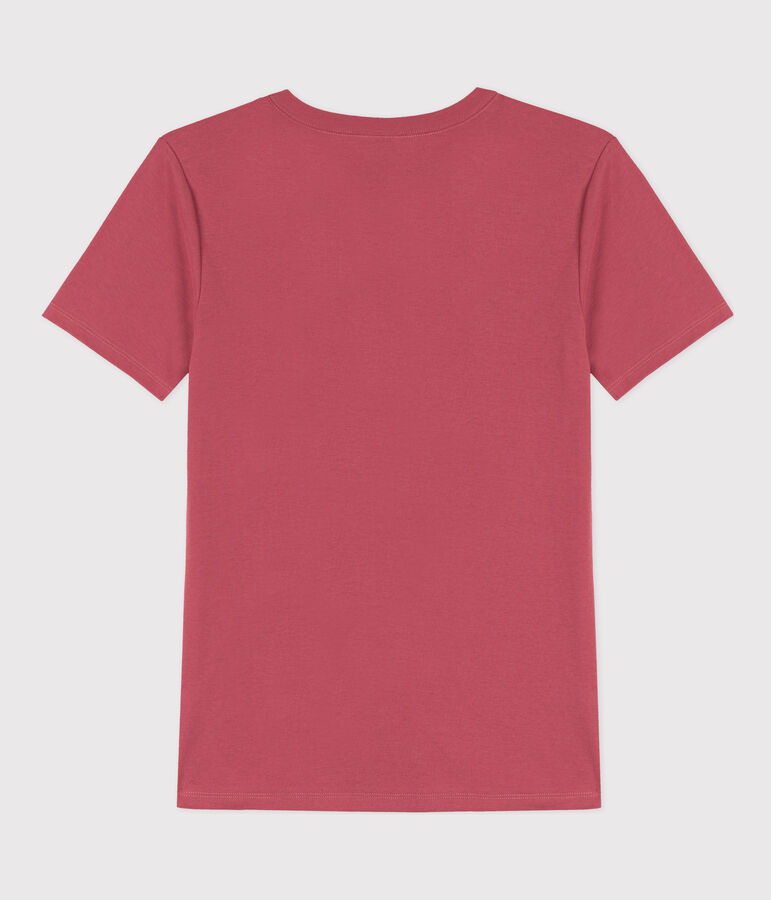 Women's Iconic Cotton Round Neck T-Shirt pink