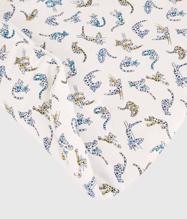 Babies' Panther Patterned Organic Cotton Sleeping Bag white/multicolor