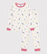 Children's pyjamas in cotton with snug-fitting legs