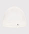 Newborn Babies' Rib Knit Bonnet MARSHMALLOW white