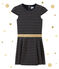 Girl's dress in double jersey. SMOKING blue/DORE yellow