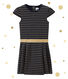Girl's dress in double jersey.