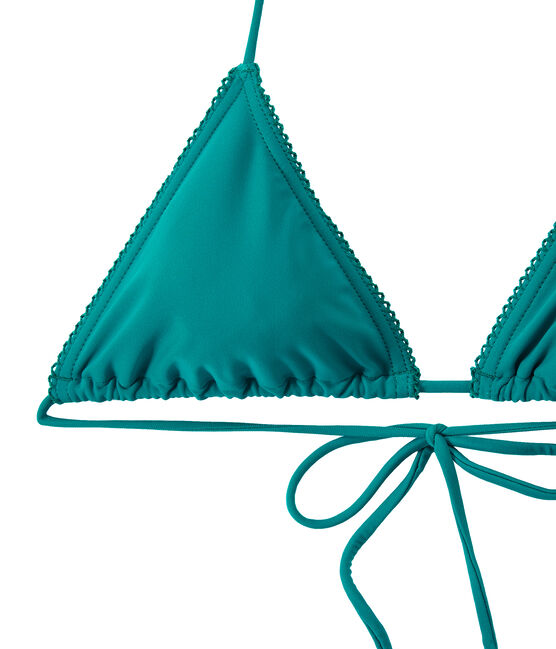 Women's plain bikini VERDE green