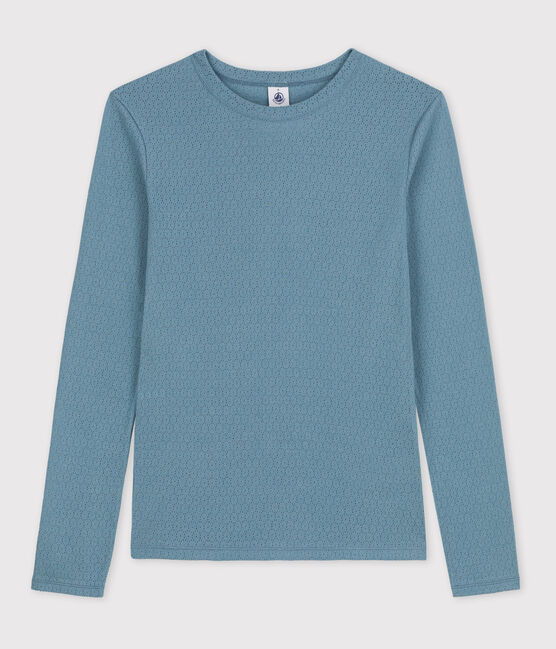 Women's Iconic Cotton Round Neck T-Shirt ROVER blue
