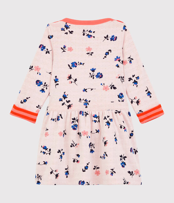 Babies' Cotton Dress PEACHY /CAROTTE