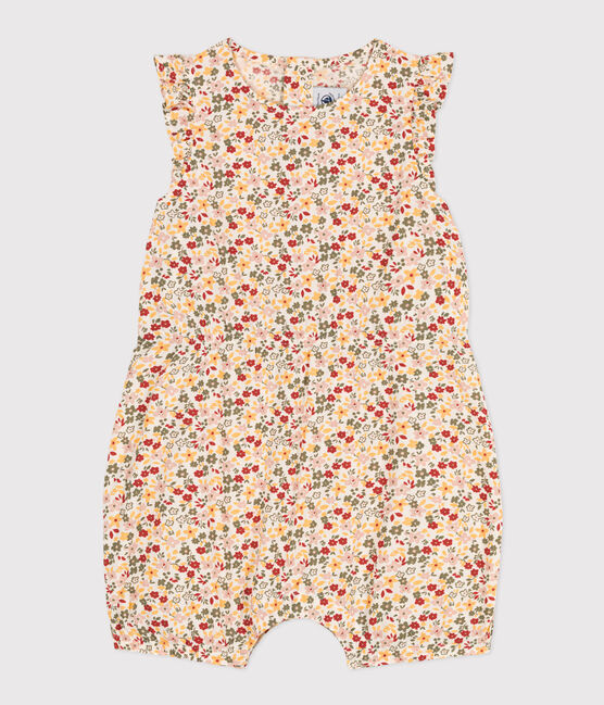 Babies' Printed Poplin Playsuit AVALANCHE white/MULTICO