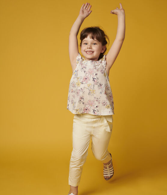 Girls' Serge Trousers CITRONEL yellow
