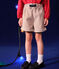 Little girls' corduroy shorts HUITRE