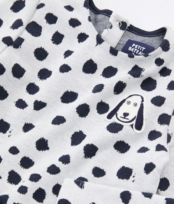 Dress Jean Jullien MARSHMALLOW white/DOTTIES