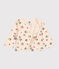 Babies' tube knit cardigan AVALANCHE white/MULTICO