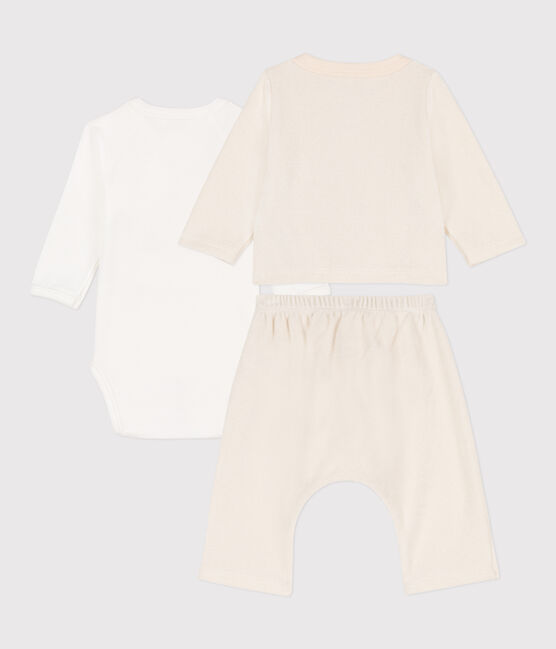 Babies' Terry Outfit AVALANCHE Ecru