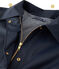 Women's suit style short raincoat. Petit bateau x Marie-Agnès Gillot SMOKING blue