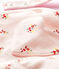 Baby Girls' Printed Fleece Dungarees FLEUR pink/MULTICO white
