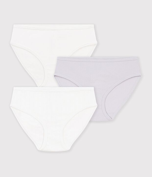 Lot de 3 culottes en coton multicolor