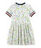 Girls' Dress white/multicolor