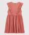 Girls' Organic Cotton Gauze Dress PAPAYE pink