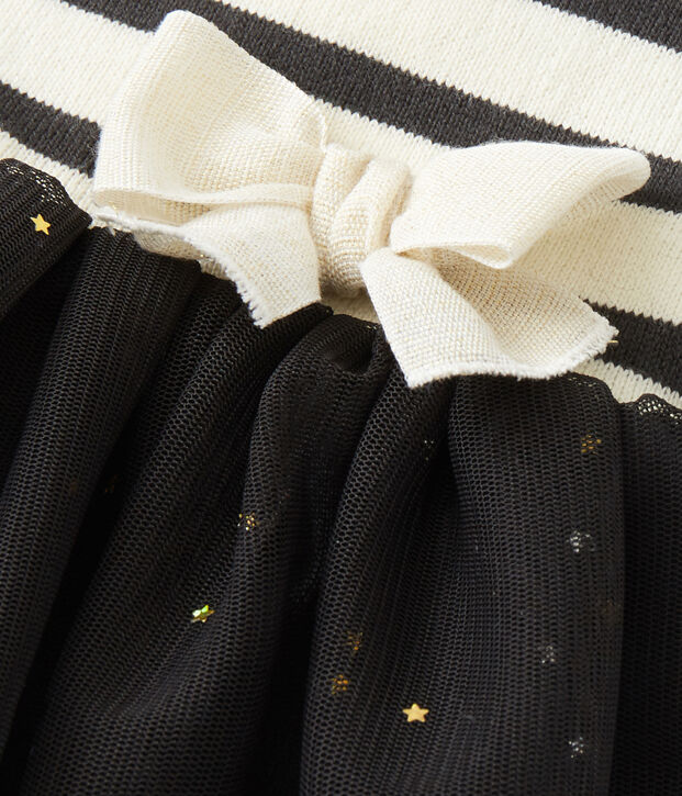 Baby Girl tutu dress white/grey